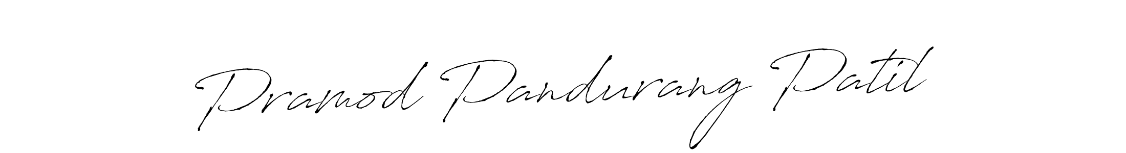 Pramod Pandurang Patil stylish signature style. Best Handwritten Sign (Antro_Vectra) for my name. Handwritten Signature Collection Ideas for my name Pramod Pandurang Patil. Pramod Pandurang Patil signature style 6 images and pictures png