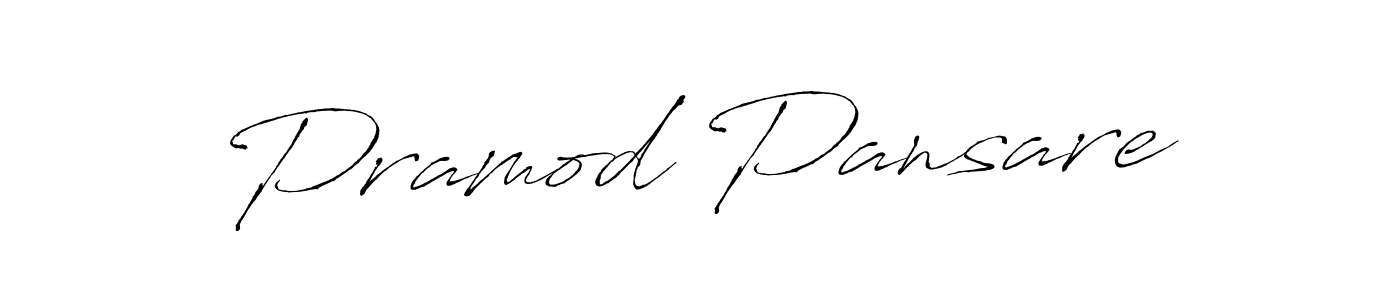 Use a signature maker to create a handwritten signature online. With this signature software, you can design (Antro_Vectra) your own signature for name Pramod Pansare. Pramod Pansare signature style 6 images and pictures png