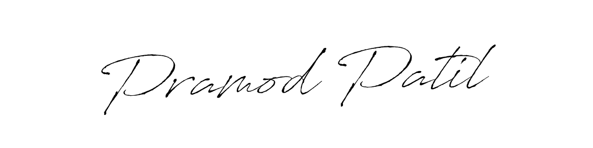 Make a beautiful signature design for name Pramod Patil. With this signature (Antro_Vectra) style, you can create a handwritten signature for free. Pramod Patil signature style 6 images and pictures png