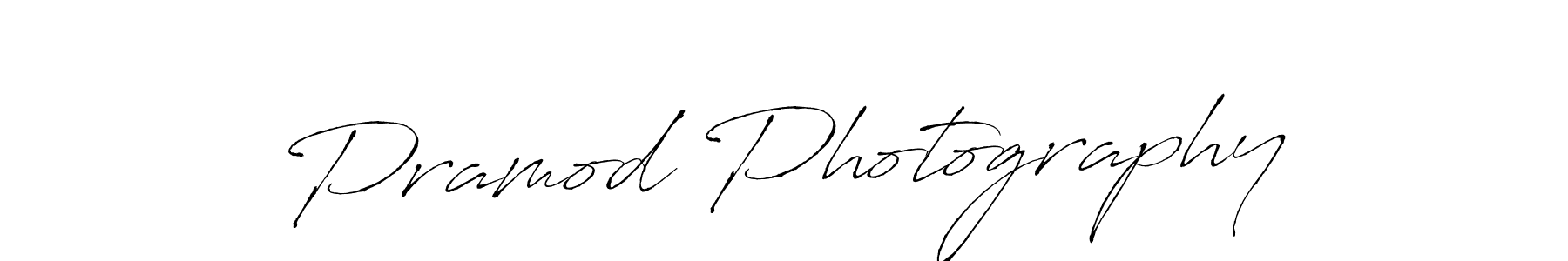 Design your own signature with our free online signature maker. With this signature software, you can create a handwritten (Antro_Vectra) signature for name Pramod Photography. Pramod Photography signature style 6 images and pictures png