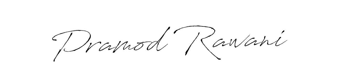 How to make Pramod Rawani name signature. Use Antro_Vectra style for creating short signs online. This is the latest handwritten sign. Pramod Rawani signature style 6 images and pictures png