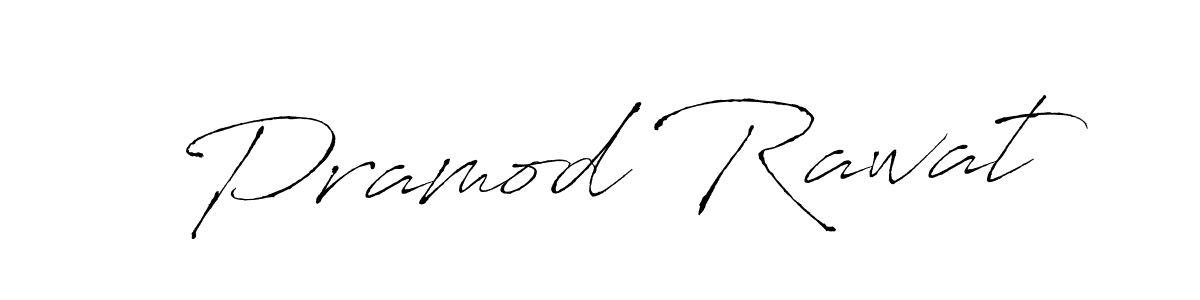 Create a beautiful signature design for name Pramod Rawat. With this signature (Antro_Vectra) fonts, you can make a handwritten signature for free. Pramod Rawat signature style 6 images and pictures png