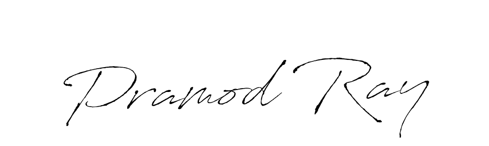 Pramod Ray stylish signature style. Best Handwritten Sign (Antro_Vectra) for my name. Handwritten Signature Collection Ideas for my name Pramod Ray. Pramod Ray signature style 6 images and pictures png