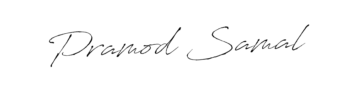 How to make Pramod Samal signature? Antro_Vectra is a professional autograph style. Create handwritten signature for Pramod Samal name. Pramod Samal signature style 6 images and pictures png