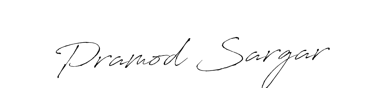 Pramod Sargar stylish signature style. Best Handwritten Sign (Antro_Vectra) for my name. Handwritten Signature Collection Ideas for my name Pramod Sargar. Pramod Sargar signature style 6 images and pictures png