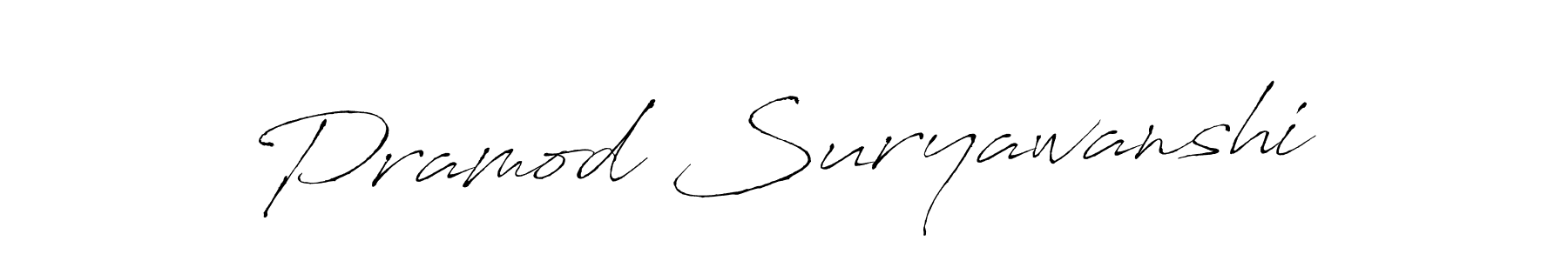 You should practise on your own different ways (Antro_Vectra) to write your name (Pramod Suryawanshi) in signature. don't let someone else do it for you. Pramod Suryawanshi signature style 6 images and pictures png