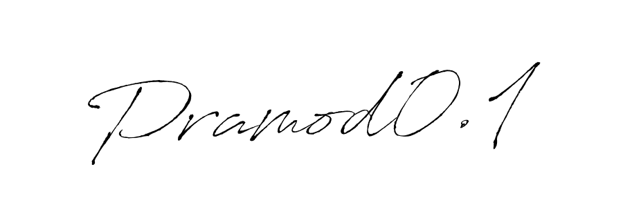 How to make Pramod0.1 name signature. Use Antro_Vectra style for creating short signs online. This is the latest handwritten sign. Pramod0.1 signature style 6 images and pictures png