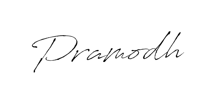 Create a beautiful signature design for name Pramodh. With this signature (Antro_Vectra) fonts, you can make a handwritten signature for free. Pramodh signature style 6 images and pictures png