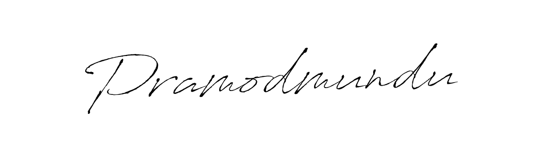 How to make Pramodmundu signature? Antro_Vectra is a professional autograph style. Create handwritten signature for Pramodmundu name. Pramodmundu signature style 6 images and pictures png