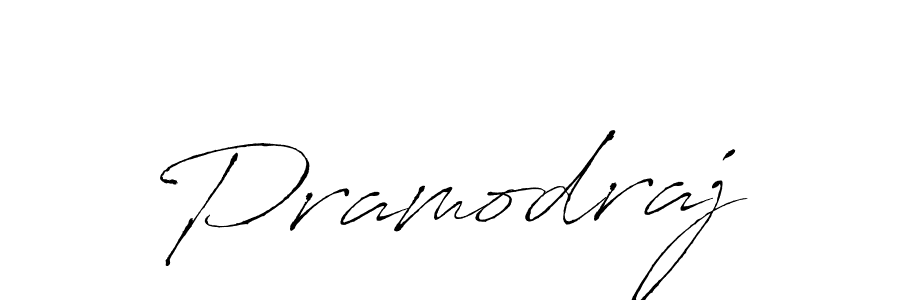 Use a signature maker to create a handwritten signature online. With this signature software, you can design (Antro_Vectra) your own signature for name Pramodraj. Pramodraj signature style 6 images and pictures png