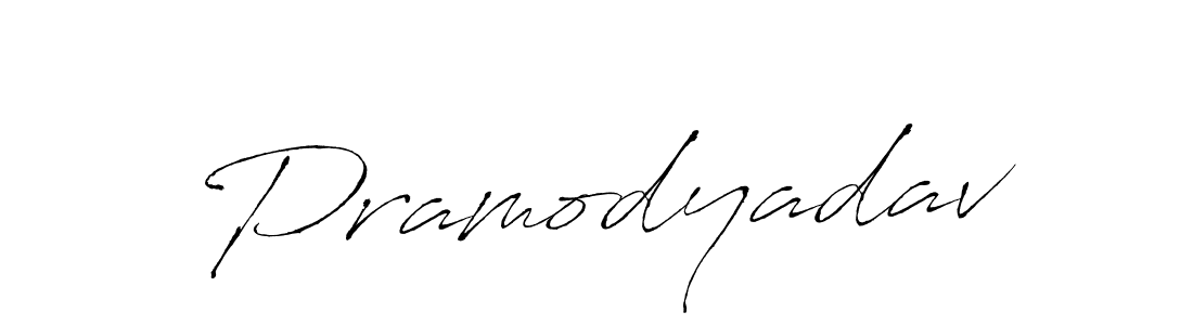 Use a signature maker to create a handwritten signature online. With this signature software, you can design (Antro_Vectra) your own signature for name Pramodyadav. Pramodyadav signature style 6 images and pictures png