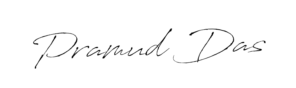 Design your own signature with our free online signature maker. With this signature software, you can create a handwritten (Antro_Vectra) signature for name Pramud Das. Pramud Das signature style 6 images and pictures png