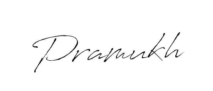 How to make Pramukh name signature. Use Antro_Vectra style for creating short signs online. This is the latest handwritten sign. Pramukh signature style 6 images and pictures png