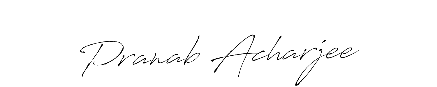 Also we have Pranab Acharjee name is the best signature style. Create professional handwritten signature collection using Antro_Vectra autograph style. Pranab Acharjee signature style 6 images and pictures png