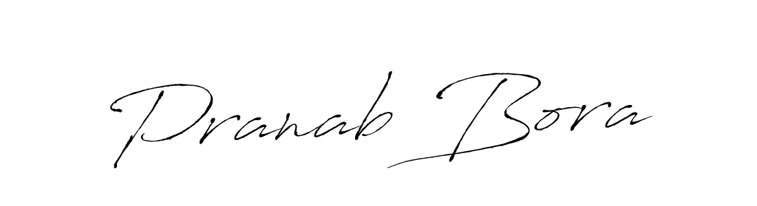 Pranab Bora stylish signature style. Best Handwritten Sign (Antro_Vectra) for my name. Handwritten Signature Collection Ideas for my name Pranab Bora. Pranab Bora signature style 6 images and pictures png