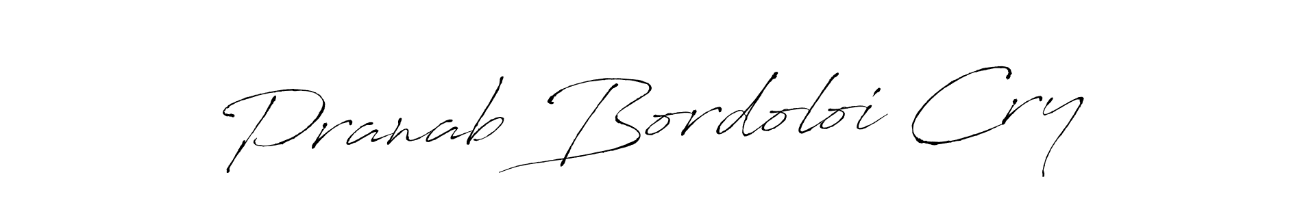 Pranab Bordoloi Cry stylish signature style. Best Handwritten Sign (Antro_Vectra) for my name. Handwritten Signature Collection Ideas for my name Pranab Bordoloi Cry. Pranab Bordoloi Cry signature style 6 images and pictures png