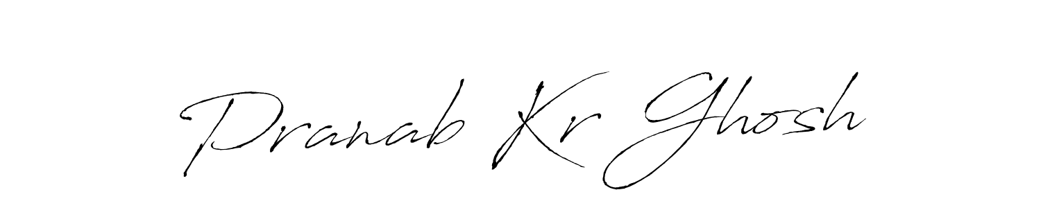 Pranab Kr Ghosh stylish signature style. Best Handwritten Sign (Antro_Vectra) for my name. Handwritten Signature Collection Ideas for my name Pranab Kr Ghosh. Pranab Kr Ghosh signature style 6 images and pictures png