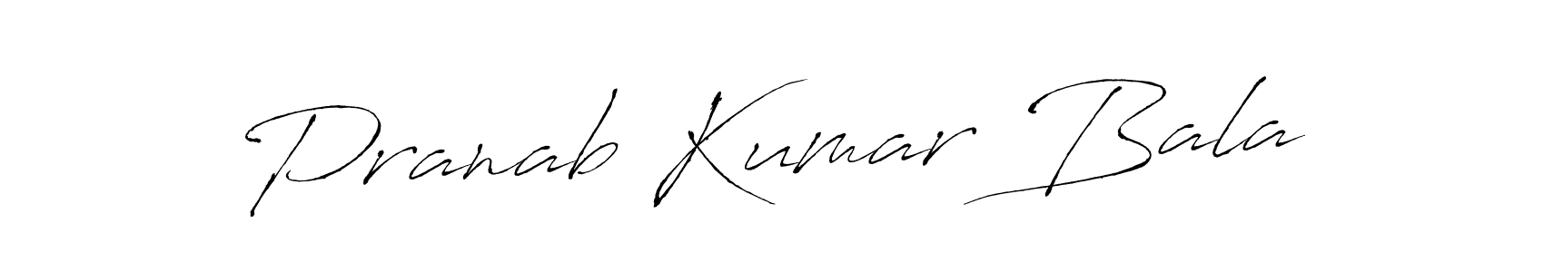 Pranab Kumar Bala stylish signature style. Best Handwritten Sign (Antro_Vectra) for my name. Handwritten Signature Collection Ideas for my name Pranab Kumar Bala. Pranab Kumar Bala signature style 6 images and pictures png