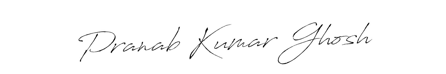 Create a beautiful signature design for name Pranab Kumar Ghosh. With this signature (Antro_Vectra) fonts, you can make a handwritten signature for free. Pranab Kumar Ghosh signature style 6 images and pictures png
