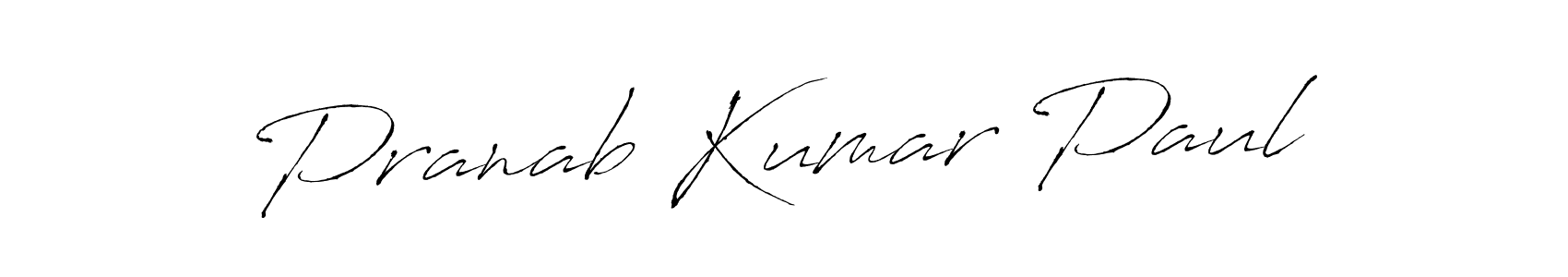 Pranab Kumar Paul stylish signature style. Best Handwritten Sign (Antro_Vectra) for my name. Handwritten Signature Collection Ideas for my name Pranab Kumar Paul. Pranab Kumar Paul signature style 6 images and pictures png