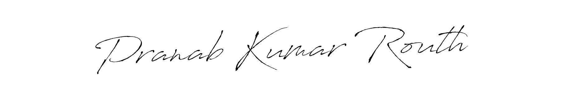 Make a beautiful signature design for name Pranab Kumar Routh. With this signature (Antro_Vectra) style, you can create a handwritten signature for free. Pranab Kumar Routh signature style 6 images and pictures png