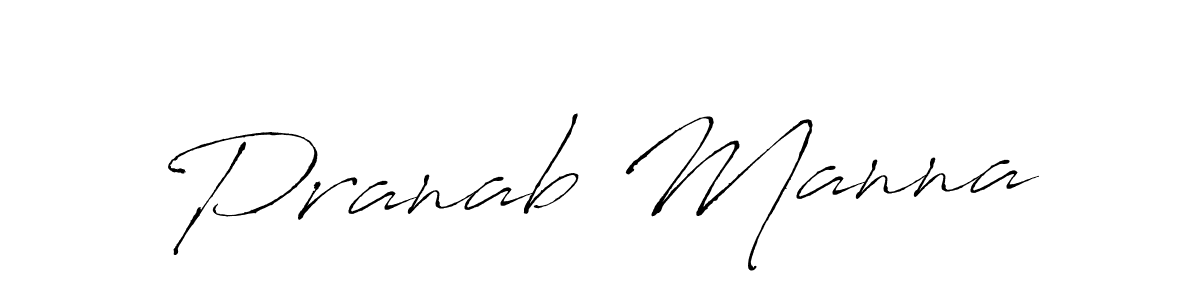 Make a beautiful signature design for name Pranab Manna. With this signature (Antro_Vectra) style, you can create a handwritten signature for free. Pranab Manna signature style 6 images and pictures png