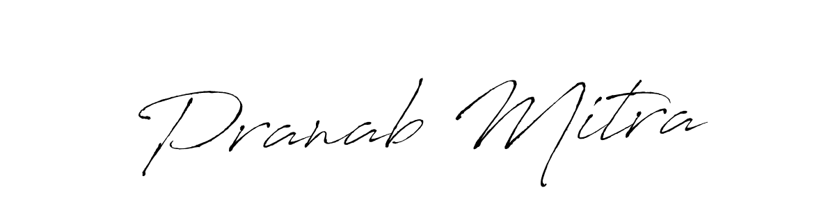 Antro_Vectra is a professional signature style that is perfect for those who want to add a touch of class to their signature. It is also a great choice for those who want to make their signature more unique. Get Pranab Mitra name to fancy signature for free. Pranab Mitra signature style 6 images and pictures png
