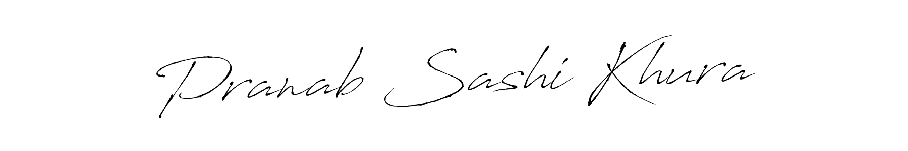 Pranab Sashi Khura stylish signature style. Best Handwritten Sign (Antro_Vectra) for my name. Handwritten Signature Collection Ideas for my name Pranab Sashi Khura. Pranab Sashi Khura signature style 6 images and pictures png