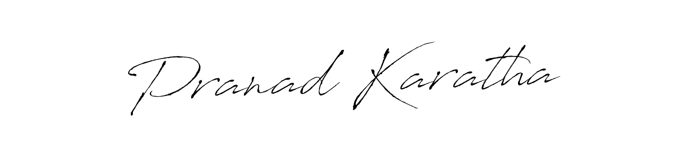 Similarly Antro_Vectra is the best handwritten signature design. Signature creator online .You can use it as an online autograph creator for name Pranad Karatha. Pranad Karatha signature style 6 images and pictures png