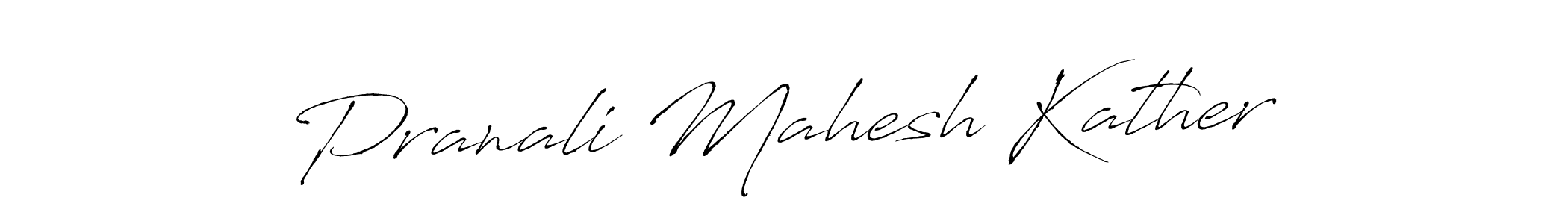 Also we have Pranali Mahesh Kather name is the best signature style. Create professional handwritten signature collection using Antro_Vectra autograph style. Pranali Mahesh Kather signature style 6 images and pictures png