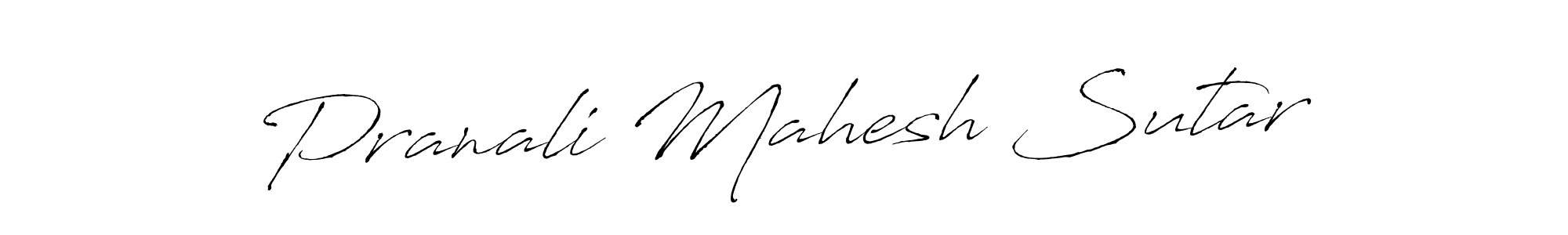 Use a signature maker to create a handwritten signature online. With this signature software, you can design (Antro_Vectra) your own signature for name Pranali Mahesh Sutar. Pranali Mahesh Sutar signature style 6 images and pictures png