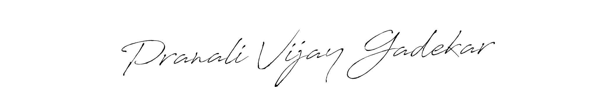 This is the best signature style for the Pranali Vijay Gadekar name. Also you like these signature font (Antro_Vectra). Mix name signature. Pranali Vijay Gadekar signature style 6 images and pictures png
