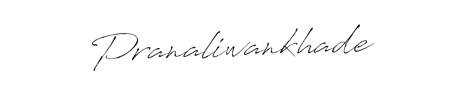 Design your own signature with our free online signature maker. With this signature software, you can create a handwritten (Antro_Vectra) signature for name Pranaliwankhade. Pranaliwankhade signature style 6 images and pictures png