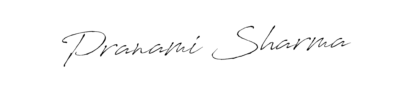 Use a signature maker to create a handwritten signature online. With this signature software, you can design (Antro_Vectra) your own signature for name Pranami Sharma. Pranami Sharma signature style 6 images and pictures png