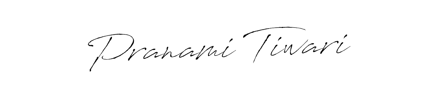 Make a beautiful signature design for name Pranami Tiwari. With this signature (Antro_Vectra) style, you can create a handwritten signature for free. Pranami Tiwari signature style 6 images and pictures png