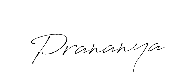 How to make Prananya signature? Antro_Vectra is a professional autograph style. Create handwritten signature for Prananya name. Prananya signature style 6 images and pictures png