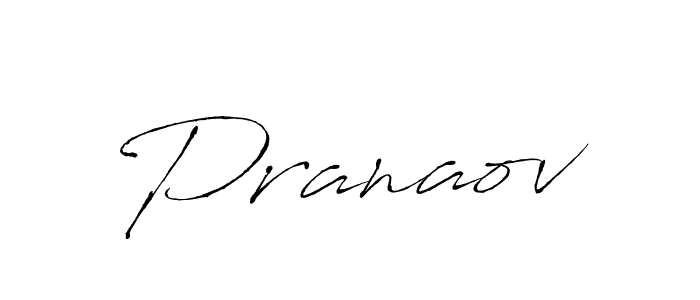 Design your own signature with our free online signature maker. With this signature software, you can create a handwritten (Antro_Vectra) signature for name Pranaov. Pranaov signature style 6 images and pictures png