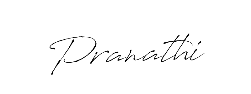 How to make Pranathi signature? Antro_Vectra is a professional autograph style. Create handwritten signature for Pranathi name. Pranathi signature style 6 images and pictures png