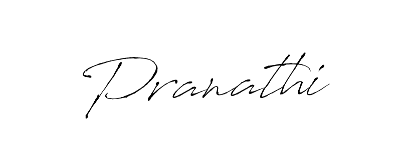 Design your own signature with our free online signature maker. With this signature software, you can create a handwritten (Antro_Vectra) signature for name Pranathi. Pranathi signature style 6 images and pictures png