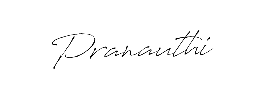 Design your own signature with our free online signature maker. With this signature software, you can create a handwritten (Antro_Vectra) signature for name Pranauthi. Pranauthi signature style 6 images and pictures png