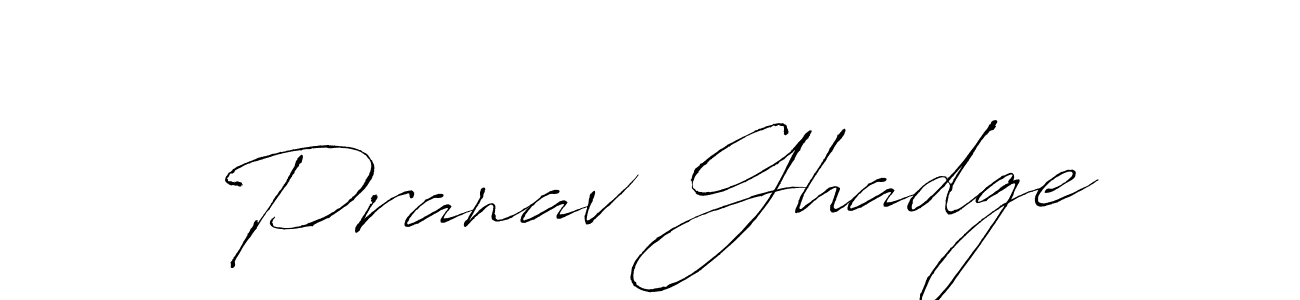 How to make Pranav Ghadge signature? Antro_Vectra is a professional autograph style. Create handwritten signature for Pranav Ghadge name. Pranav Ghadge signature style 6 images and pictures png