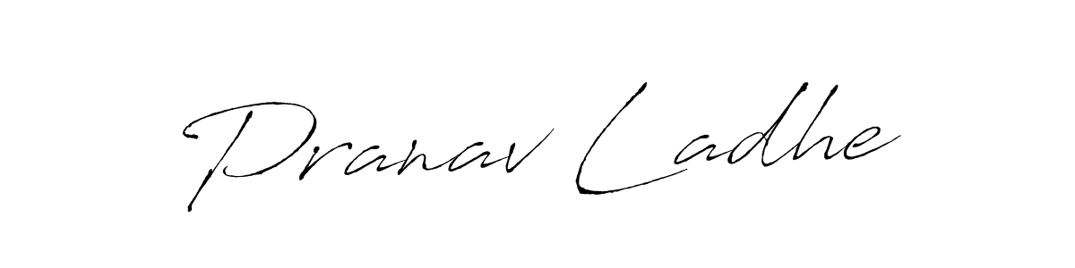 Antro_Vectra is a professional signature style that is perfect for those who want to add a touch of class to their signature. It is also a great choice for those who want to make their signature more unique. Get Pranav Ladhe name to fancy signature for free. Pranav Ladhe signature style 6 images and pictures png