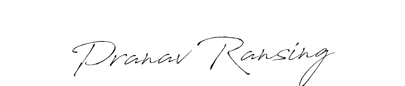 Also we have Pranav Ransing name is the best signature style. Create professional handwritten signature collection using Antro_Vectra autograph style. Pranav Ransing signature style 6 images and pictures png