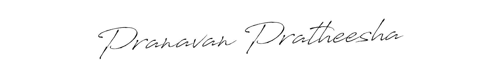 Also we have Pranavan Pratheesha name is the best signature style. Create professional handwritten signature collection using Antro_Vectra autograph style. Pranavan Pratheesha signature style 6 images and pictures png