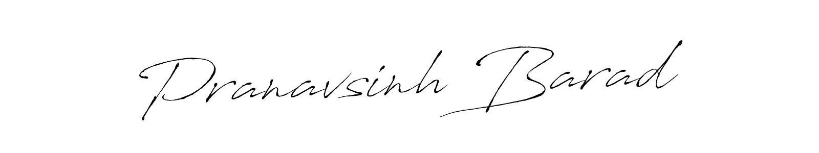 Pranavsinh Barad stylish signature style. Best Handwritten Sign (Antro_Vectra) for my name. Handwritten Signature Collection Ideas for my name Pranavsinh Barad. Pranavsinh Barad signature style 6 images and pictures png