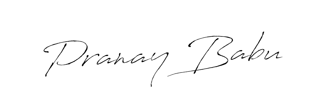 How to make Pranay Babu signature? Antro_Vectra is a professional autograph style. Create handwritten signature for Pranay Babu name. Pranay Babu signature style 6 images and pictures png