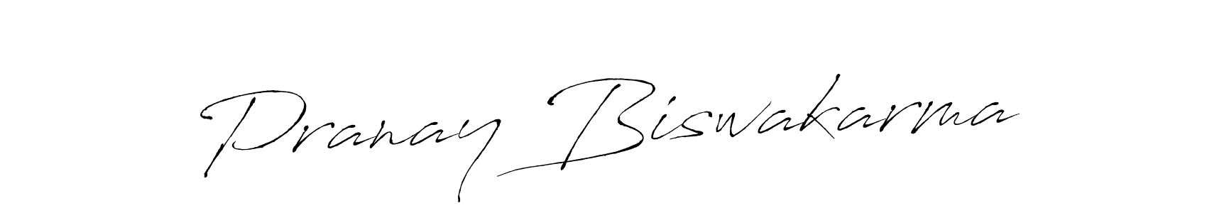 Also we have Pranay Biswakarma name is the best signature style. Create professional handwritten signature collection using Antro_Vectra autograph style. Pranay Biswakarma signature style 6 images and pictures png