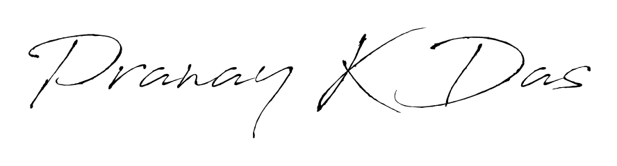Upgrade your professional image with Pranay K Das signature created with Antro_Vectra font. Fast, free, and watermark-free download. Pranay K Das signature style 6 images and pictures png