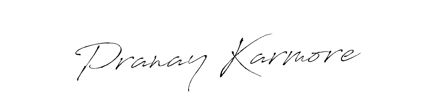 Make a beautiful signature design for name Pranay Karmore. Use this online signature maker to create a handwritten signature for free. Pranay Karmore signature style 6 images and pictures png