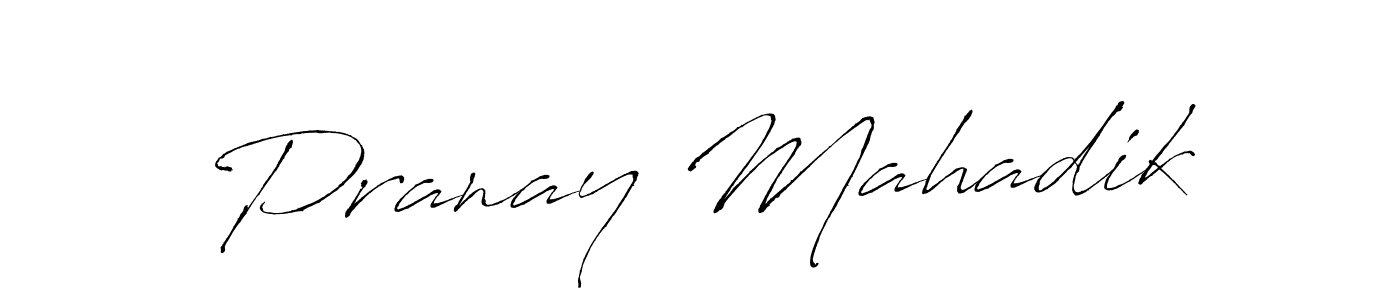 Design your own signature with our free online signature maker. With this signature software, you can create a handwritten (Antro_Vectra) signature for name Pranay Mahadik. Pranay Mahadik signature style 6 images and pictures png